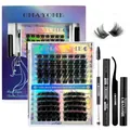 DIY Wimpernset mit russischen D-Curl Wimpernextensions und Wimpernkleber Set - DIY-SET-244