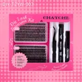 DIY Wimpernverlängerung Set mit 30D 40D Clustern Kleber und rosa Pinzette im Paket - 30D Und 40D Dichte (DIY-TZYW003)