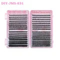 30D 40D 50D individual lash cluster set with 9-16mm lengths in pink storage case - 30D 40D 50D Mixed Styles (JMS031)