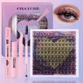Kit d'extension de cils DIY avec colle et cils volumineux dans un coffret rose - Set Style Mixte - Avec Colle Pince Brosse (DIY-TZYW-062)
