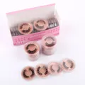 Set di 20 paia di ciglia finte 3D folte in confezione rosa per un trucco dall'effetto naturale - Stile Volumizzante Incurvato Misto (ZH20-003)