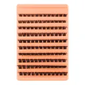 Ciglia a ciuffetti fai-da-te con 10 file di ciglia spesse D-curl in un vassoio arancione - Stile di Extension Segmentato (DIY-SET-368)
