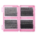 Mix tray van individuele wimperclusters in roze verpakking, lengte van 10-16 mm - Stijl 2 (DIY-JMS-082)