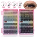 Set ciglia finte a ciuffetti 10D-40D lunghezze 10-16mm per un effetto volumizzante - Stile a Densità Mista 10D/20D/30D/40D