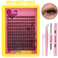 DIY wimperextensie set met roze pincet, bond en seal tool en mascara borsteltje - Volledige Wimpergereedschapsset (DIY-SET-523)