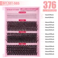 DIY cluster eyelash extension kit with 376 clusters in lengths from 5mm to 16mm - Multiple Clusters Eyelash Box (DIY-SET-565)