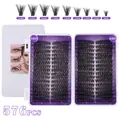 576er Set D-Curl Einzelwimpern Cluster-Wimpern in 8-16mm Länge mit 50D und 60D Dichte - 50D/60D Hohe Dichte Wimpern (DIY-JMS-134)