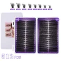 512pcs cluster eyelash extension set with 80D and 100D volume in 8mm to 16mm lengths - 80D/100D Ultra Density Lashes (DIY-JMS-135)