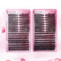 DIY cluster lash kit with two boxes of dense D-curl professional individual eyelashes - Diy-jms-164 [30d+40d] 608 Clusters