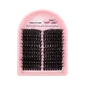 DIY cluster lashes set in spiky fluffy style with 216 thick black individual eyelash wisps - Single Box (DIY-SET-580)
