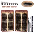 DIY Cluster Wimpern Set mit 510 Stück, 80D und 100D Volumen und Wimpernwerkzeugen - Hohes Dichte Volumen Set Mit Werkzeugen (DIY-JMS-154)
