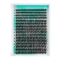 Macro view of 320pcs DIY cluster lashes set with 30D density and 9-16mm mixed lengths - Diy-b-7-1（30d）
