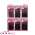 600 clusters of individual DIY eyelash extensions from 8-16mm for a natural dense look - Basic Pack (DIY-JMS-213)