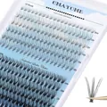 Individual cluster lashes in 10D style with various lengths from 8mm to 16mm - C-10-1 (10D And 20D)