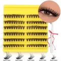 Σετ βλεφαρίδων D-Curl σε πέντε μεγέθη με λαβίδα εφαρμογής και εργαλεία - DIY-SET-658+Λευκό Τσιμπιδάκι