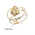 Goldenes Muschel-Armband mit zwei weißen Perlen in einem hochwertig polierten Finish - Conch Muschel Künstliche Perle Stil (B1151-F)