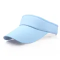 Verstellbare hellblaue Sonnenvisier-Kappe aus leichtem, schnell trocknendem Stoff - Verstellbar / Himmelblau