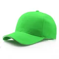 Klassische neongrüne 6-Panel-Baseballkappe mit weißem Sandwich-Schirm und Twill-Struktur - Verstellbar / Fluoreszierendes Grün