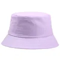 Klassischer fliederfarbener Anglerhut aus Baumwoll-Twill mit verstärkter Krempe - M / Hellviolett