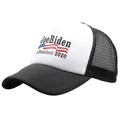 Joe Biden 2020 President Baseballkappe mit schwarzem Netzrücken und US-Flaggen-Grafik - Einheitsgröße / Schwarz