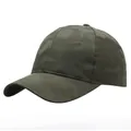 Green camouflage knit baseball cap with curved brim for outdoor golf and casual wear - One Size (58cm Adjustable) / Army Green