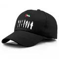 Berretto nero in cotone Dubai con bandiera EAU e sagome dei padri fondatori design - Nero