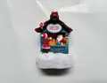 Miniature resin candy store house with Santa Claus and child for Christmas decoration - Candy Store Style (Style B)