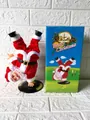 Electric handstand dancing Santa Claus toy in red velvet suit with gift box - Electric One Hand Handstand Style