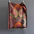 Bohemian cashmere-feel scarf with colorful mandala patterns and delicate tassels - 2# Kaleidoscope