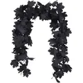 Artificial black maple leaf garland vine for Halloween gothic home decoration - Black Maple Leaf