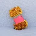 Ghirlanda di Natale dorata con confezione rossa festiva per decorazione di feste e eventi - Stile Oro