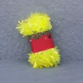 9cm hellgelbe Weihnachts-Girlande Rolle mit festlicher Geschenkverpackung Deko - Gelb