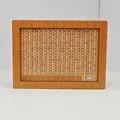 Hucha de madera con meta de 5.000 dólares y cuadrícula de seguimiento digital - Estilo de Objetivo de Dólar Grande