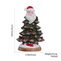 Hars Kerstman kerstboom beeldje, hoogte 14,5 cm, gewicht 273,3 g ornament - Kerstman Kerstboom Stijl A / Hoogte 14.5cm Breedte 9.5cm