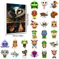 24-day advent calendar set featuring cute 2D acrylic cartoon characters and monsters - Classic of Mountains and Seas Blind Box - Style H