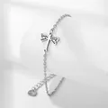 Elegante roestvrijstalen libellenarmband met opengewerkte hanger en verstelbare ketting - Getextureerde Holle Libel Stijl (XLY30)