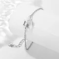 Minimalistische roestvrijstalen armband met een gepolijste holle ster hanger - Holle Ster Stijl (XLY26)