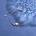 Detailed view of silver stainless steel chain bracelet featuring I LOVE YOU heart charm - I LOVE YOU Style (XLY36 Steel)
