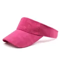 Visera deportiva rosa fucsia para mujer con relieve SPORT para deportes al aire libre - M (56-58cm) / Rojo sandía