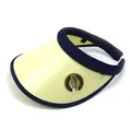 Cappello da sole a tesa larga UPF 50+ traspirante con protezione anti-UV - M(56-58cm) / Beige + Blu Marino