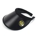 Cappello da sole nero a tesa larga con protezione UPF50+ da donna per ciclismo estivo - M(56-58cm) / Nero