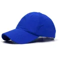 Royal blue breathable mesh baseball cap with laser-cut holes and quick-dry fabric - M (56-58cm) / Sapphire Blue