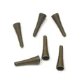 Antique bronze spiral metal bead caps for DIY handmade jewelry and tassel ends - Spring Bead Cap (26x8mm) / 10 Pieces Pack / Antique Bronze