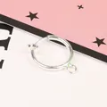 Silver spring clip-on earring converter with small hanging loop for DIY jewelry making - Large Spring Ear Clip / 16mm (4 Pieces/Pack) / Silver