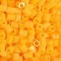 Perline a fusione in acrilico arancione vivace 2,6 mm per creazioni artistiche fai da te - 10g/Pacco (circa 1000 pezzi) / Giallo Arancio (A06)