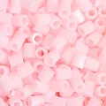2,6 mm zachtroze strijkkralen voor doe-het-zelf knutselen met gladde plastic textuur - 10g/Verpakking (ca. 1000 stuks) / Lichtroze (E08)
