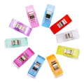 Bunte Stoffklammern aus Kunststoff für Positionierung und DIY Nähzubehör Set - Ca. 2,7x1x1,5 cm / Mehrfarbig