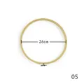 Bamboo embroidery hoop 26cm diameter with adjustable metal screw for DIY sewing - 26cm