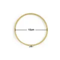15cm round bamboo embroidery hoop with adjustable metal screw for needlework DIY - 15CM
