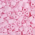 Roze 2,6 mm strijkkralen voor doe-het-zelf handwerk met cilindrische holle structuur - 10g/Verpakking (ca. 1000 stuks) / Lichtroze (E02)
